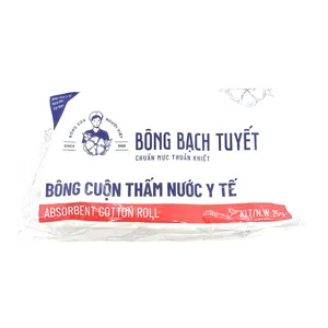 Bông y tế Bạch Tuyết 10g bảo vệ vết thương sơ cứu dễ dàng