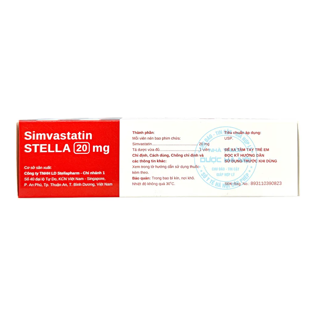 Thuốc Simvastatin STD