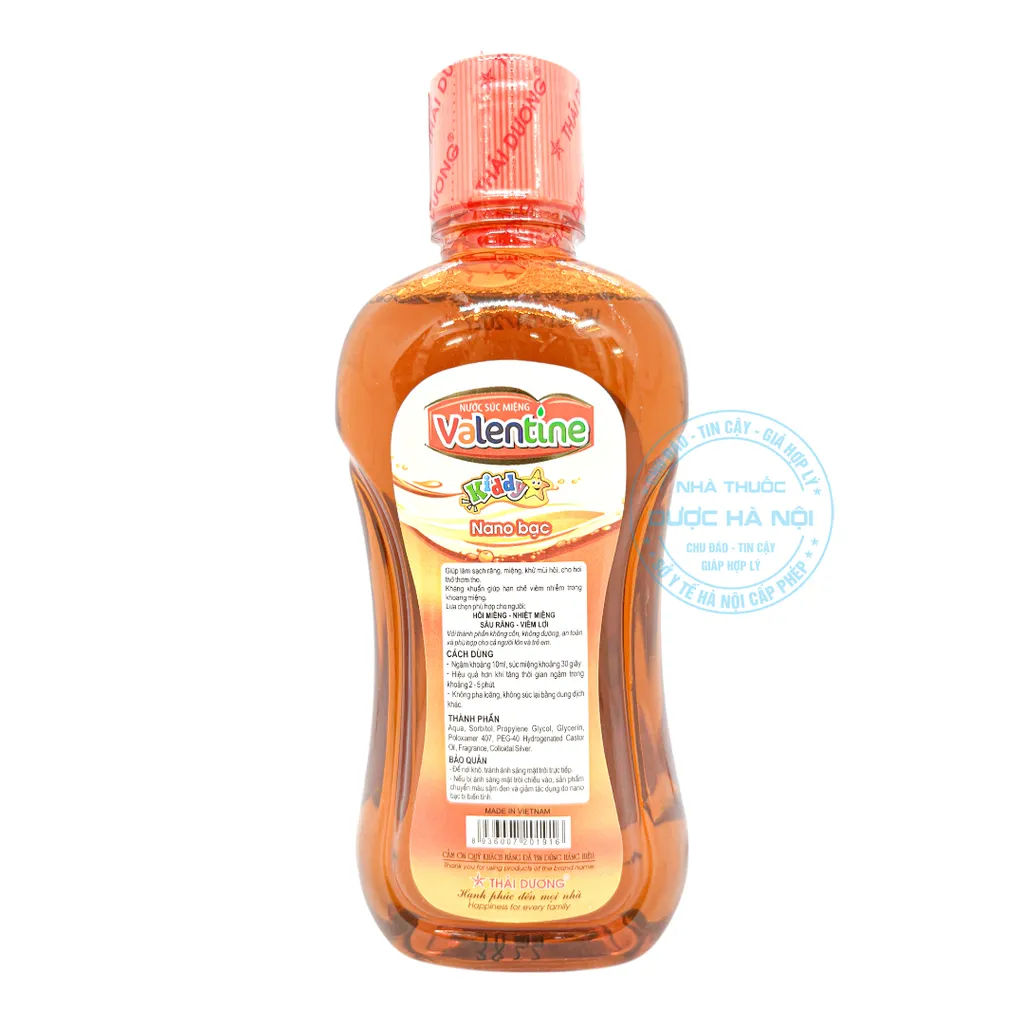Nước súc miệng Valentine Kiddy