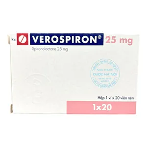 Thuốc Verospiron 25mg điều trị bệnh cao huyết áp và các vấn đề liên quan đến tim mạch