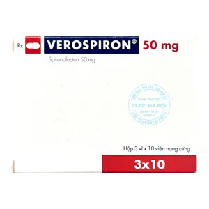 Thuốc Verospiron 50mg điều trị các vấn đề về huyết áp và tình trạng phù nề