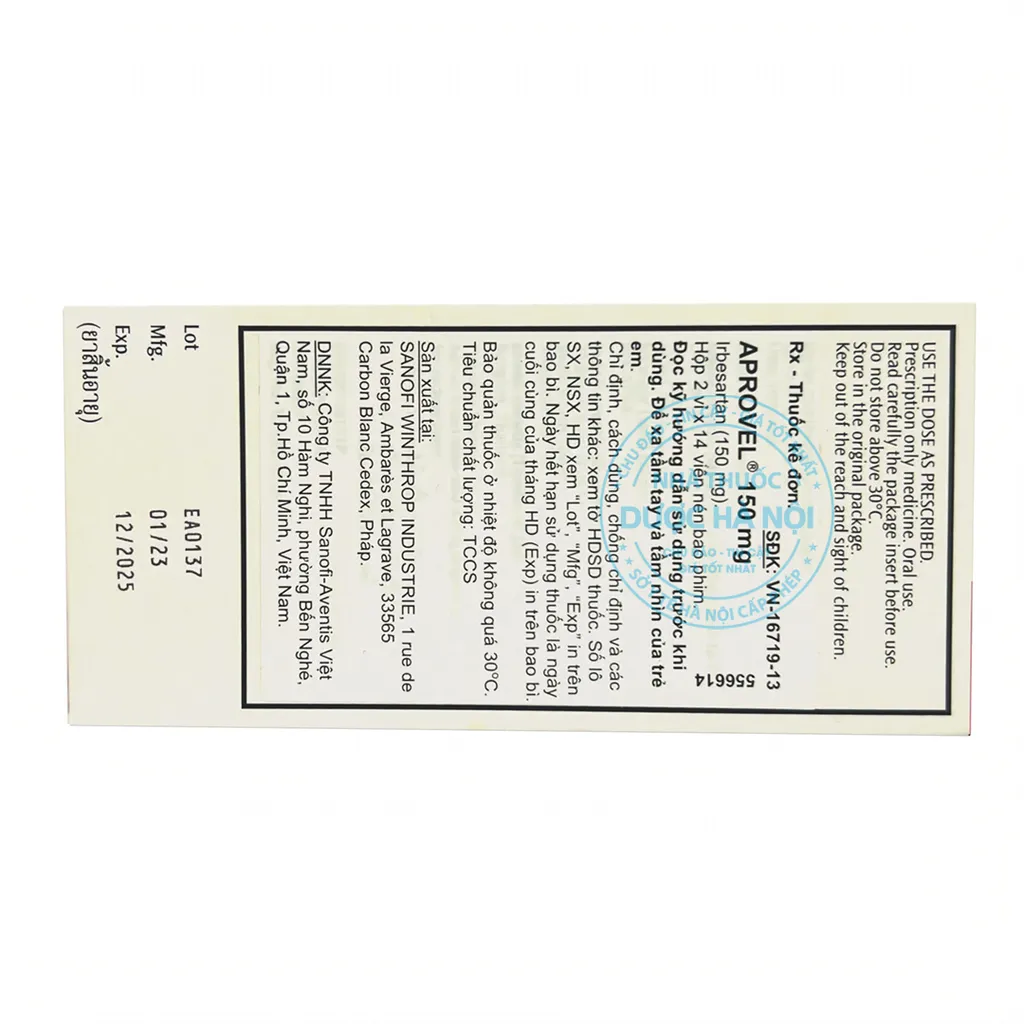 Thuốc Aprovel 150mg