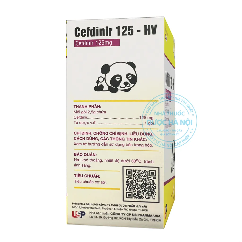 Thuốc Cefdinir 125 - MV