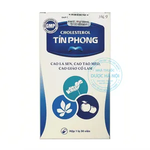 Viên Uống Hạ Cholesterol Tín Phong cải thiện sức khỏe tim mạch và kiểm soát mỡ máu