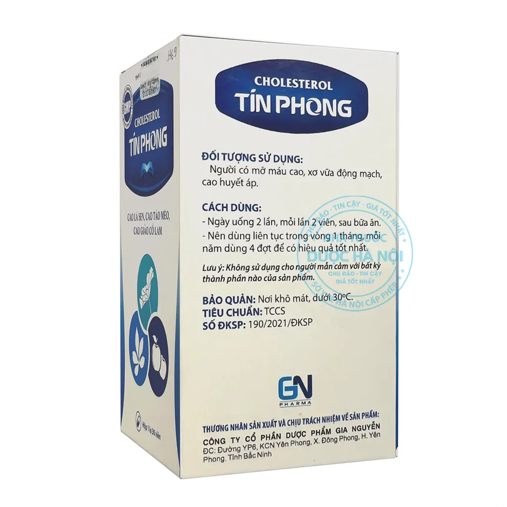 Viên Uống Hạ Cholesterol Tín Phong