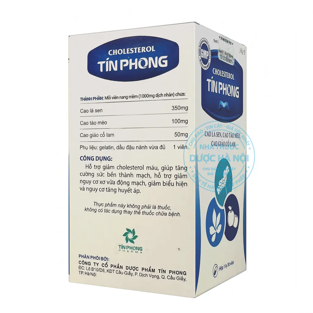 Viên Uống Hạ Cholesterol Tín Phong