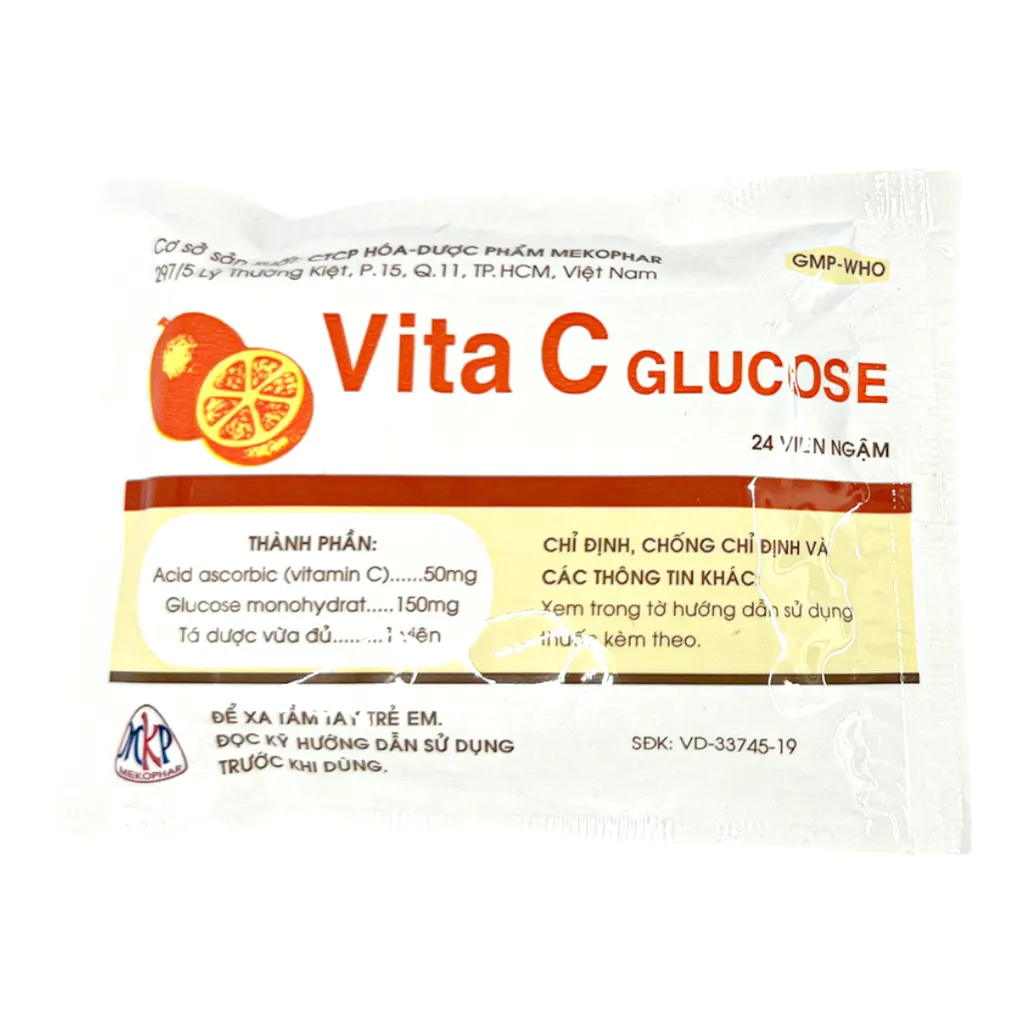 Viên ngậm Vita C Glucose