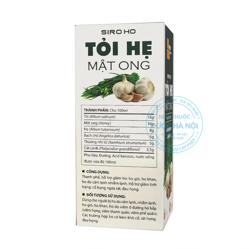 Siro Ho Tỏi Hẹ Mật Ong