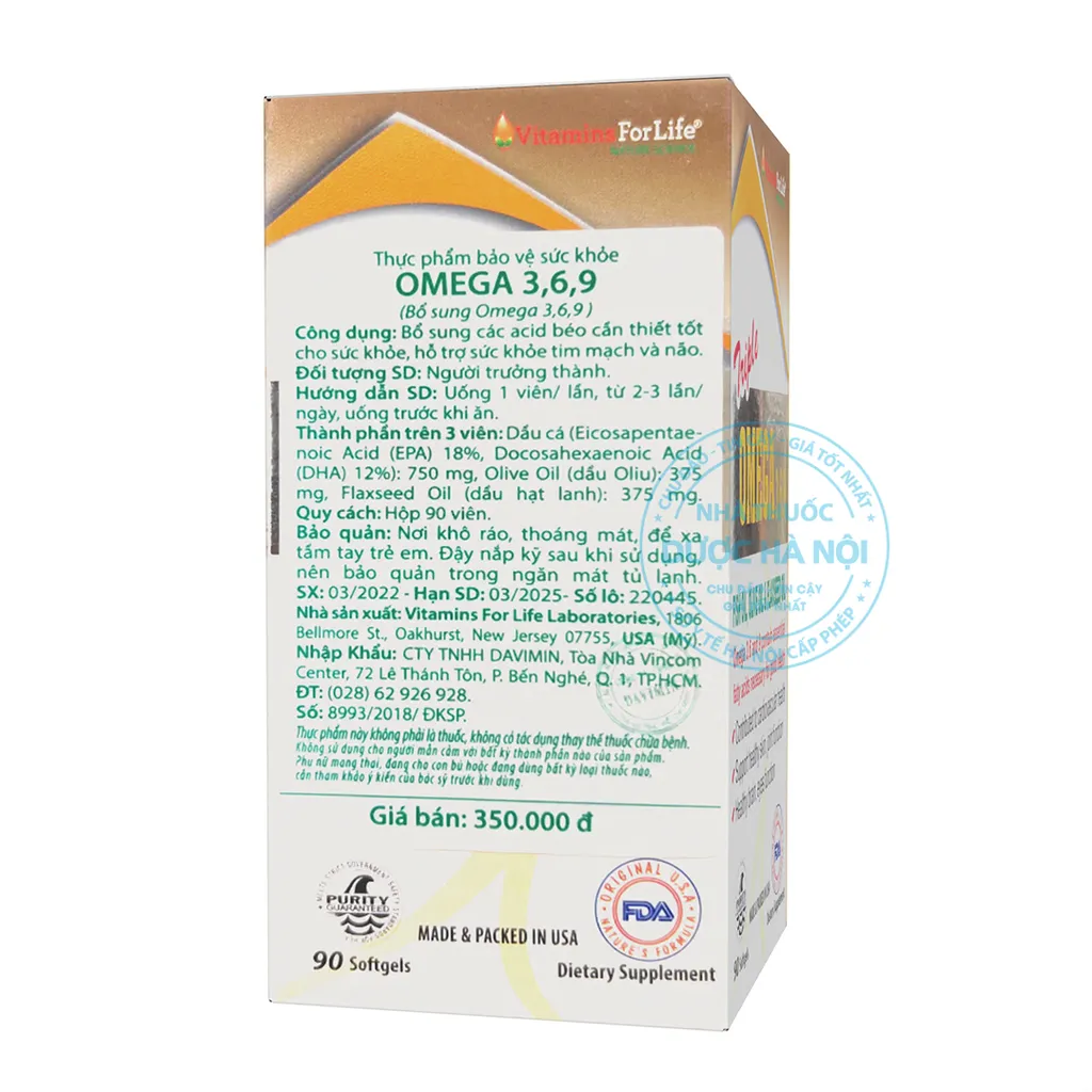 Viên uống Triple Omega 369