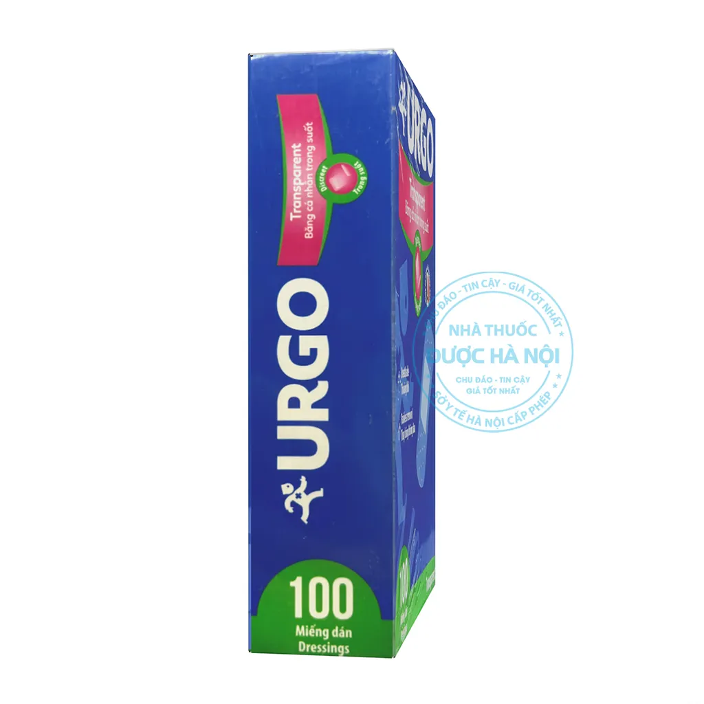 Băng cá nhân trong suốt Urgo Transparent Assorted