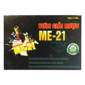 Viên giải rượu ME-21 mang lại sự tỉnh táo và thoải mái