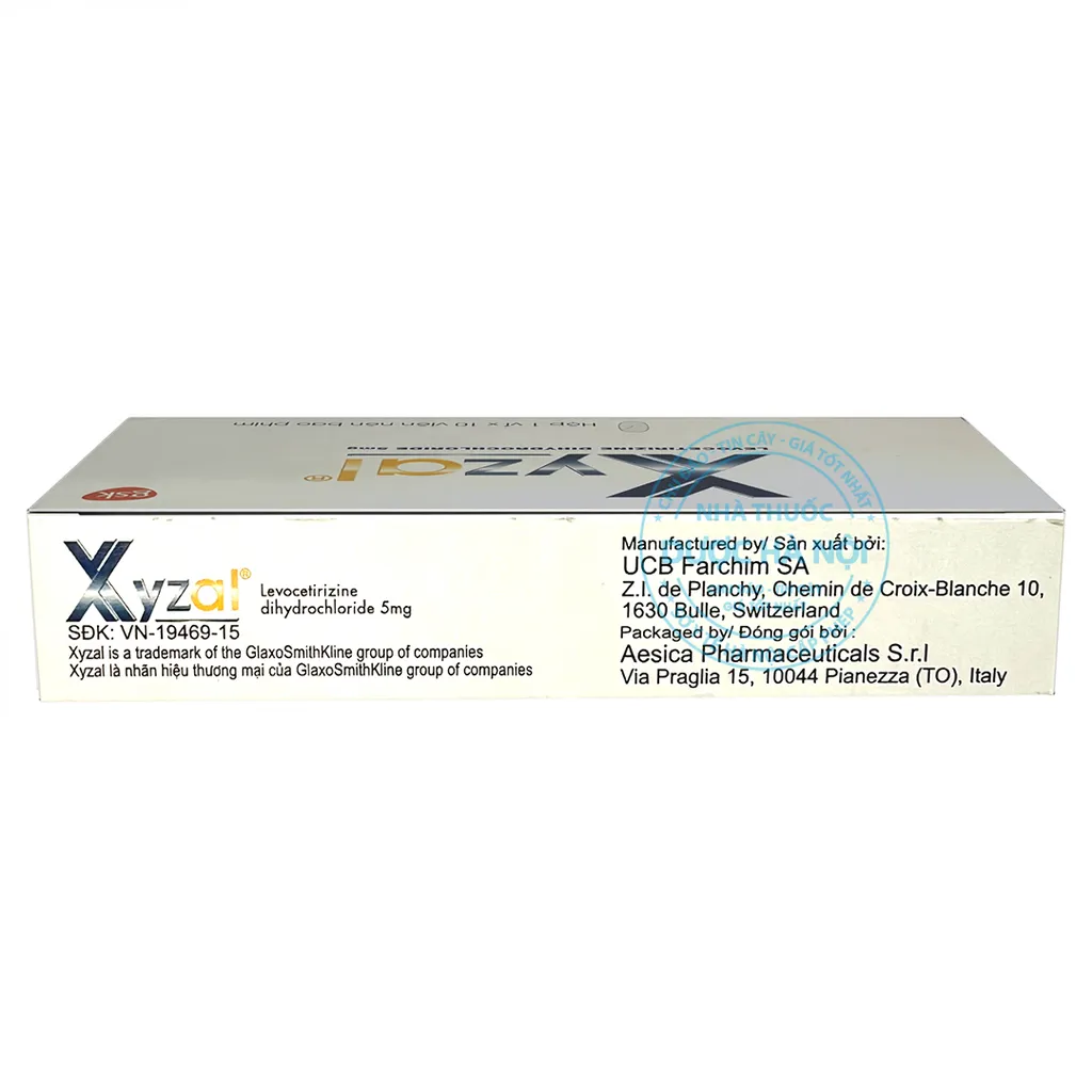 Thuốc Xyzal 5mg