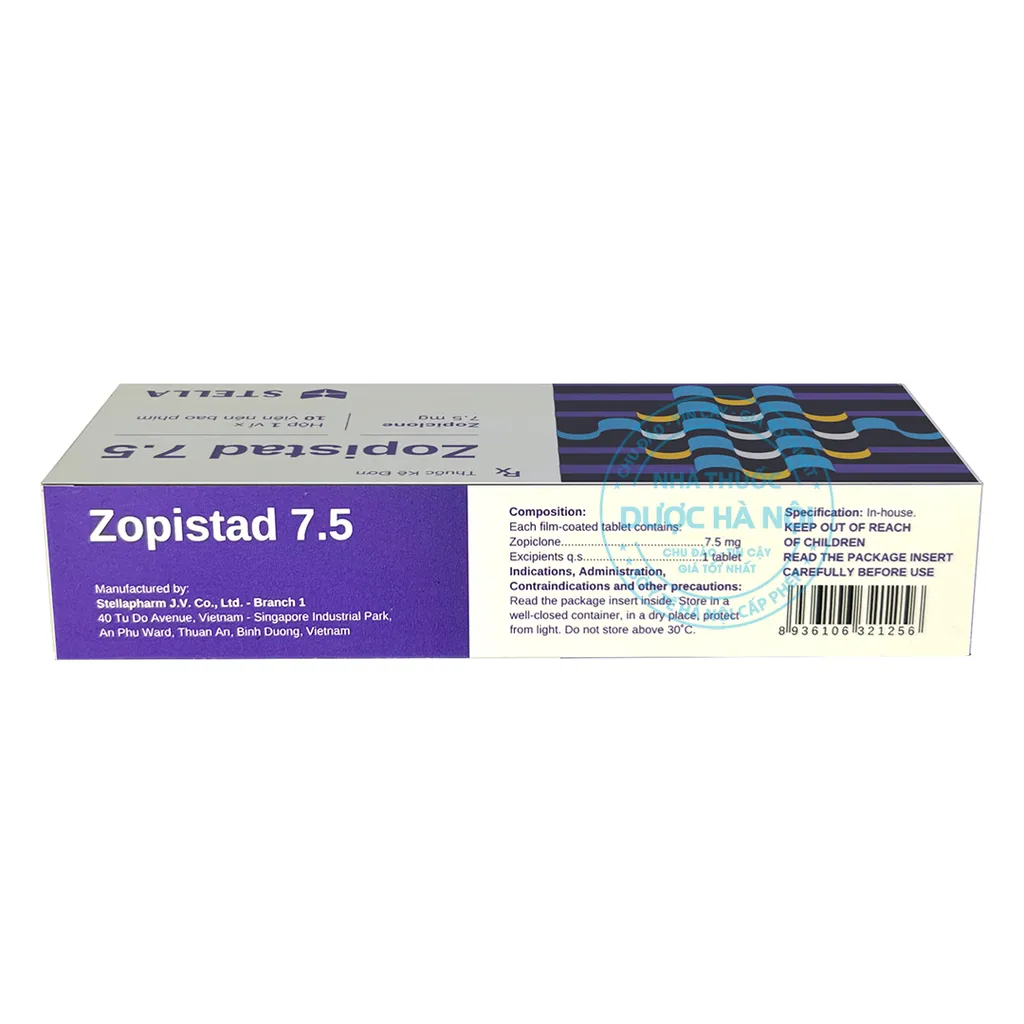 Thuốc Zopistad 7.5 Stella