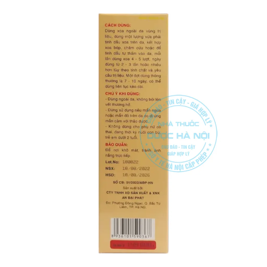 TINH DẦU TRIỆU PHÚ QUÝ