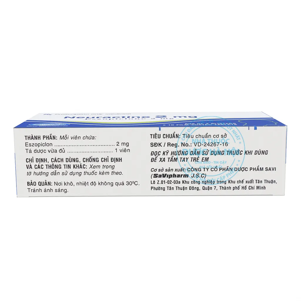 Thuốc Neuractine 2mg
