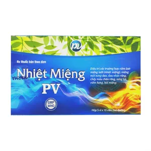 Nhiệt Miệng PV (1 Hộp x5 vỉ)