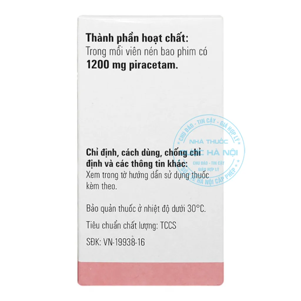 Thuốc Piracetam-EGIS 1200mg