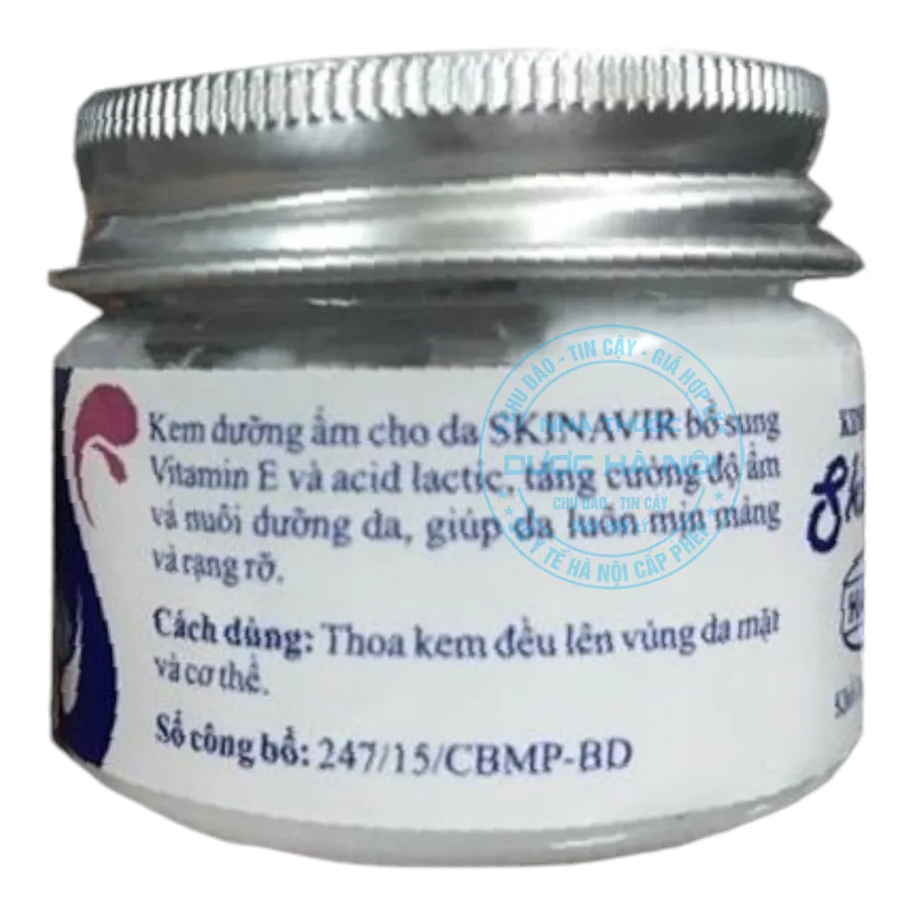 Kem dưỡng ẩm Skinavir Hasan 45g