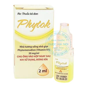 Thuốc Phytok 2ml điều trị và phòng ngừa xuất huyết do thiếu vitamin K