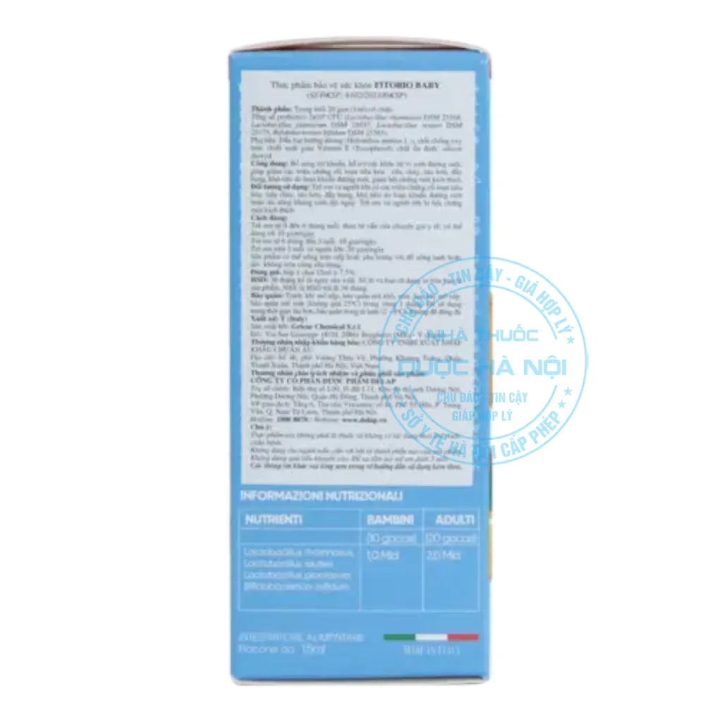 Men vi sinh Fitobio Baby