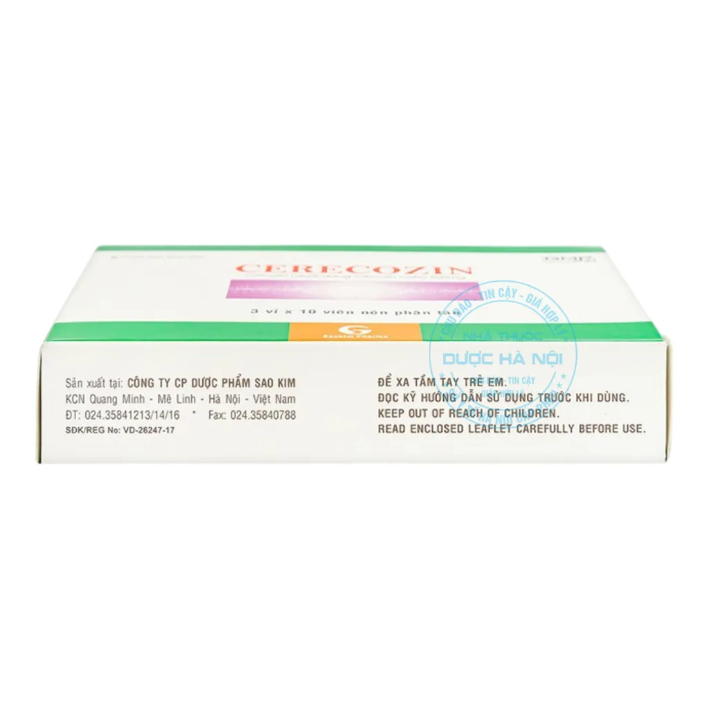 Thuốc Cerecozin 500mg