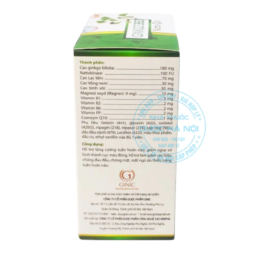 Viên uống Ginkgo 360 Natto-Q10
