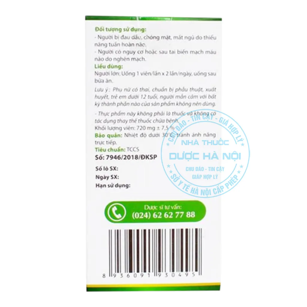 Viên uống Ginkgo 360 Natto-Q10