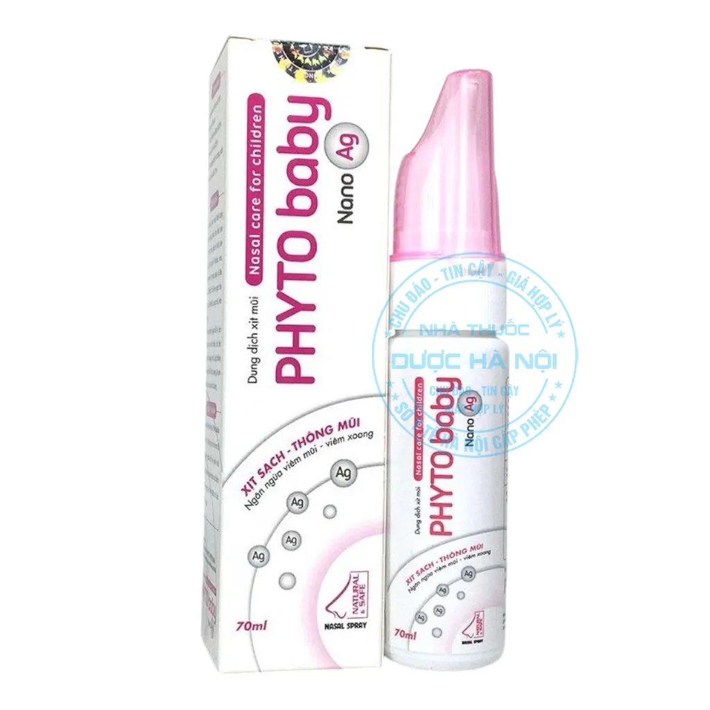 Xịt mũi PHYTO Baby Nano Ag