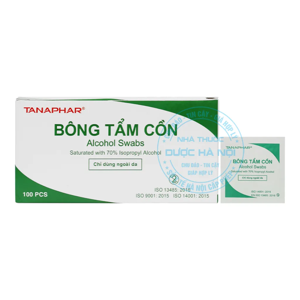 Bông tẩm cồn Tanaphar
