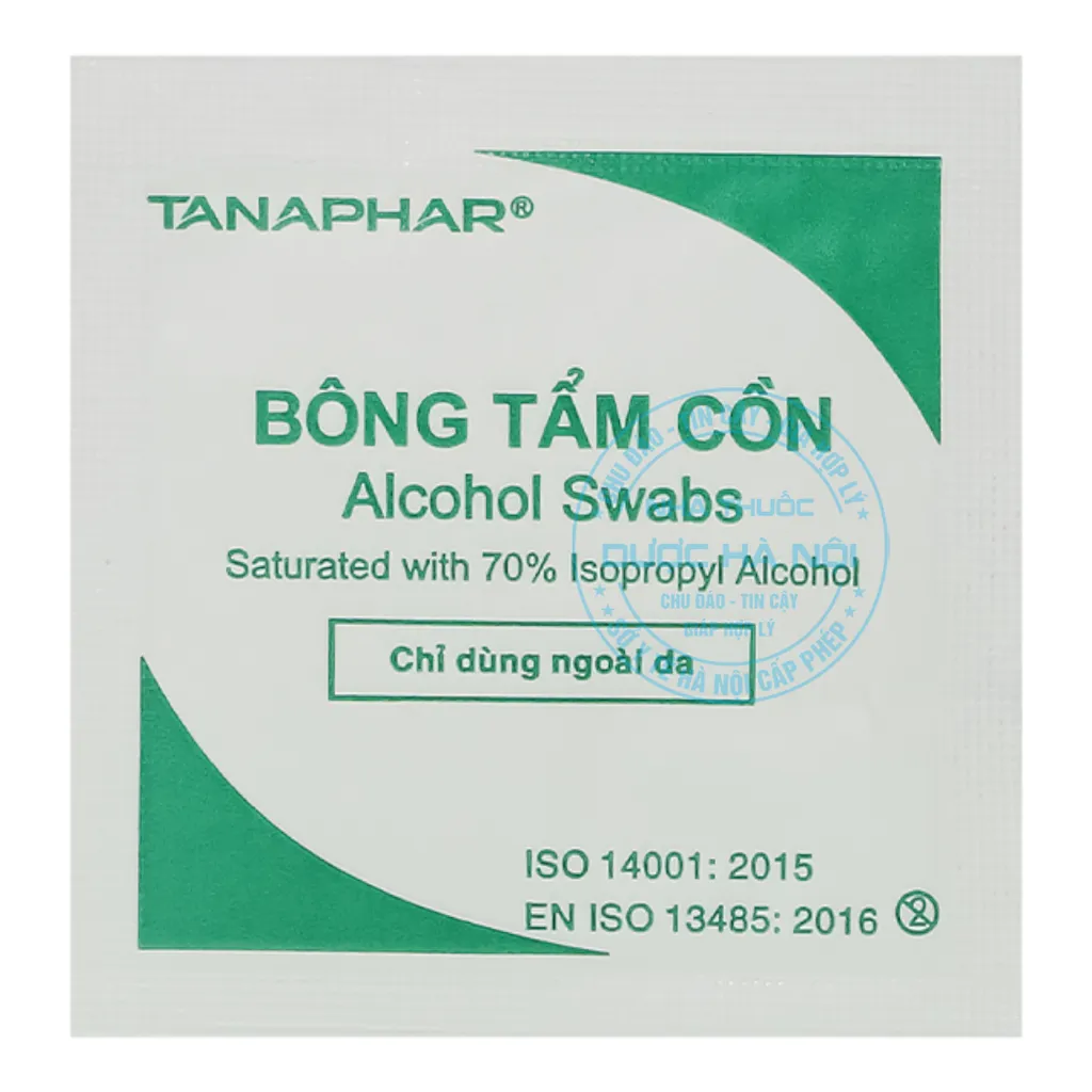 Bông tẩm cồn Tanaphar