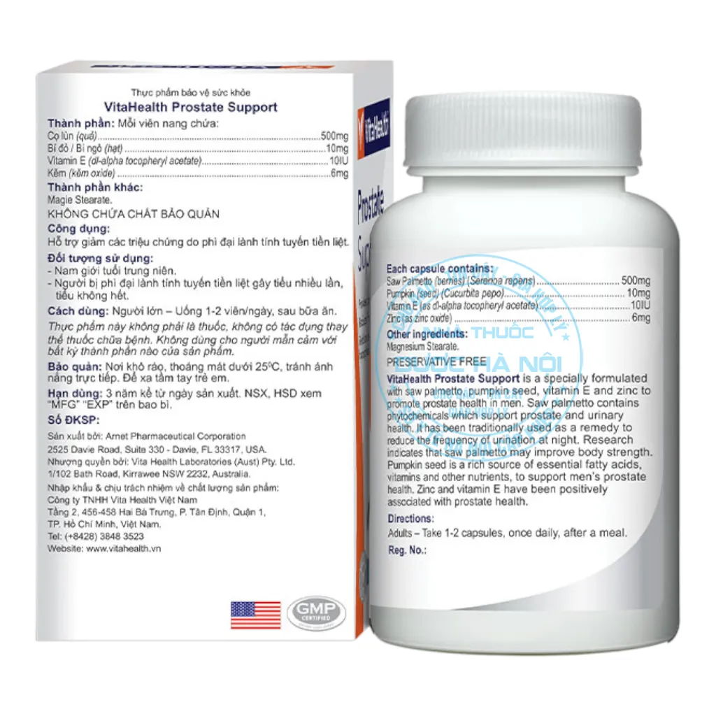 Viên uống VitaHealth Prostate Support