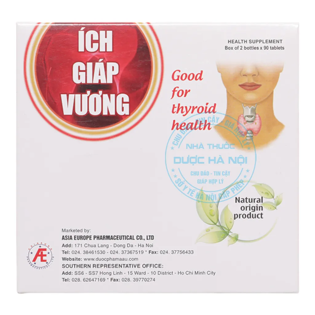 Combo 2 lọ Viên uống Ích Giáp Vương