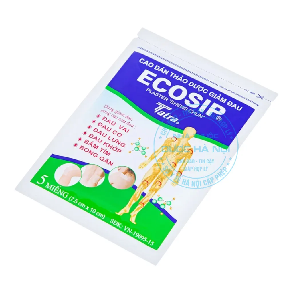 Cao dán thảo dược Ecosip