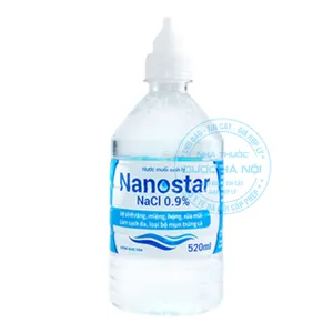 Nước muối Nanostar NaCl 0.9% nước muối sinh lý được bào chế với độ tinh khiết cao