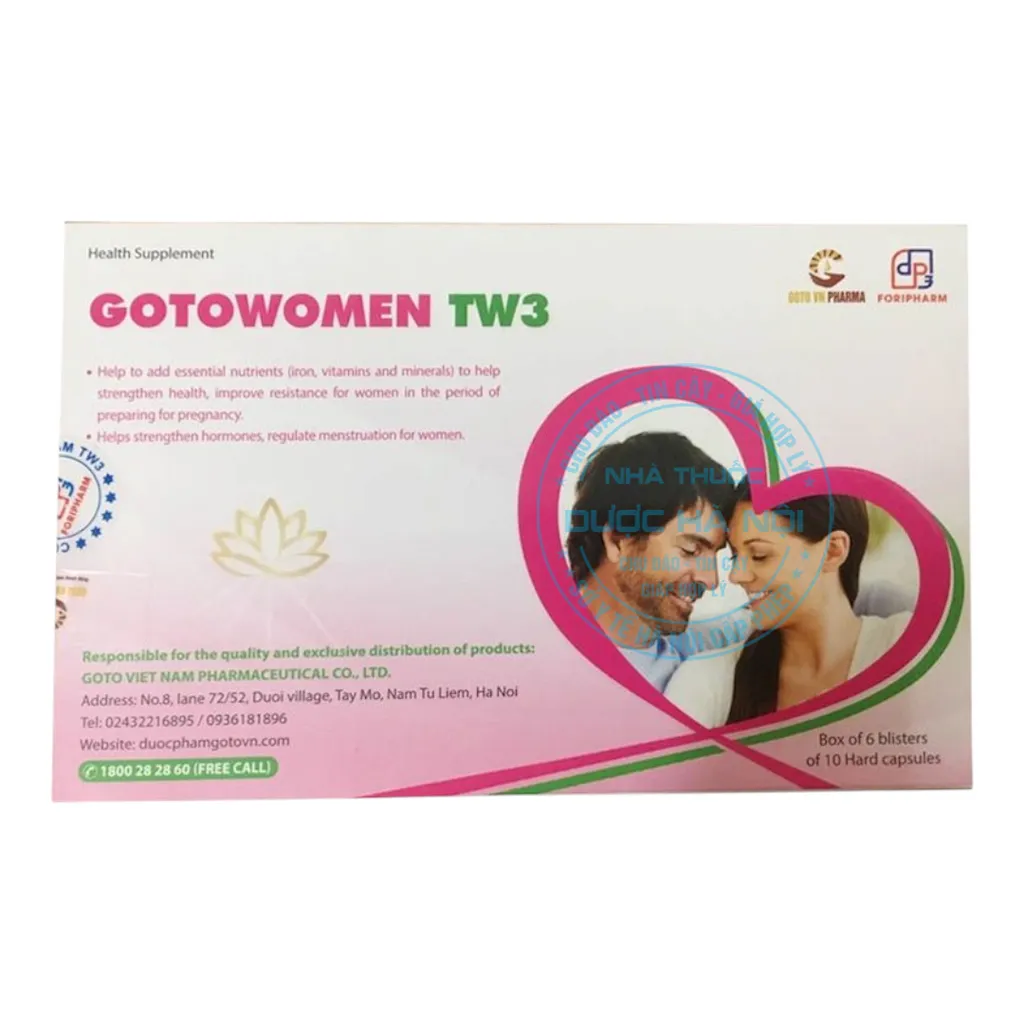 Viên uống Gotowomen TW3