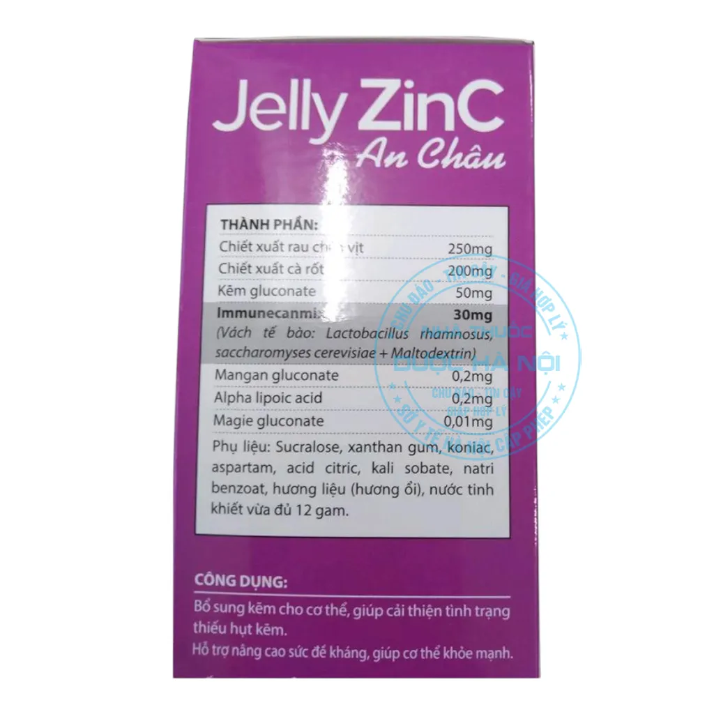 Siro kẽm Jelly Zinc An Châu