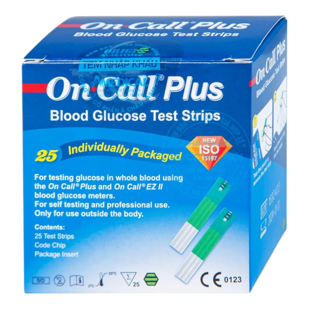 Que thử đường huyết On Call Vivid Acon