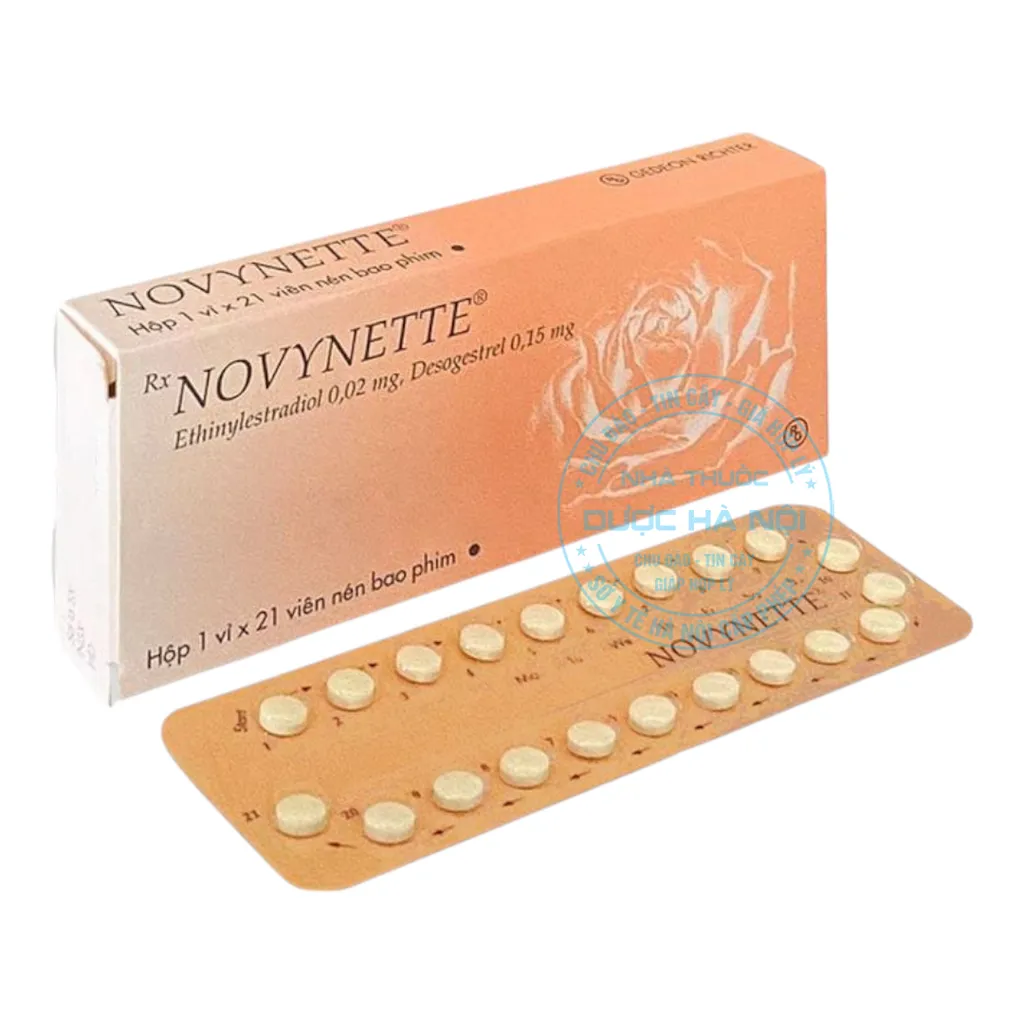 Thuốc tránh thai hàng ngày Novynette (Hộp 21 viên)