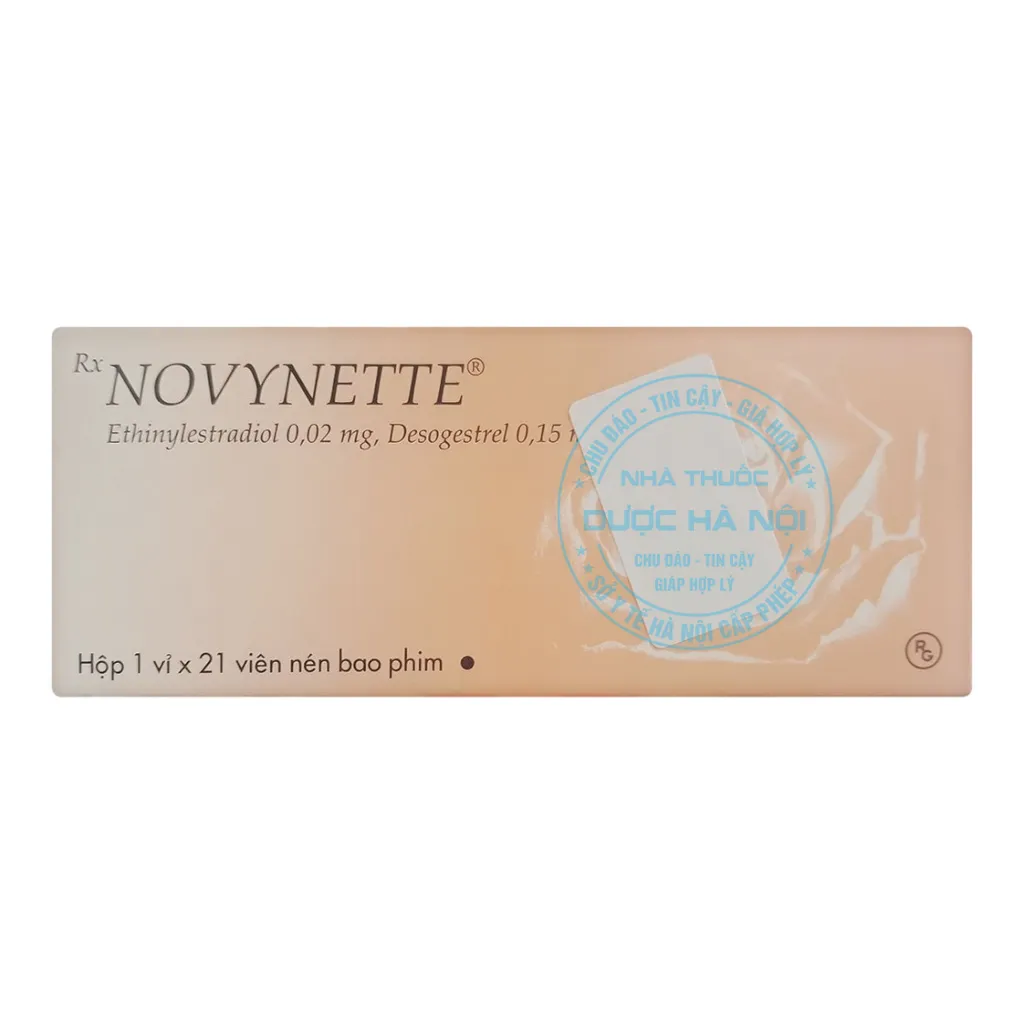Thuốc tránh thai hàng ngày Novynette (Hộp 21 viên)