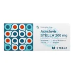 Thuốc kháng virus, trị herpes Acyclovir Stada 200mg (Hộp 5 Vỉ x 5 Viên)