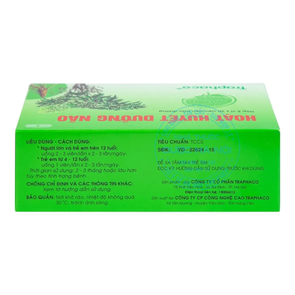 Hoạt Huyết Dưỡng Não Traphaco