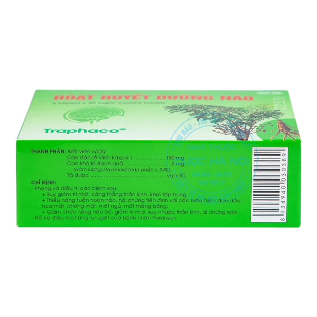 Hoạt Huyết Dưỡng Não Traphaco