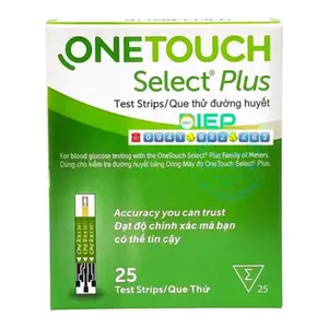 Que thử OneTouch Select Plus tiện lợi và hiệu quả cho việc kiểm tra đường huyết