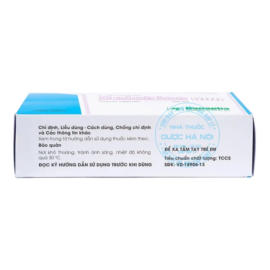 Thuốc Dalekine 500mg