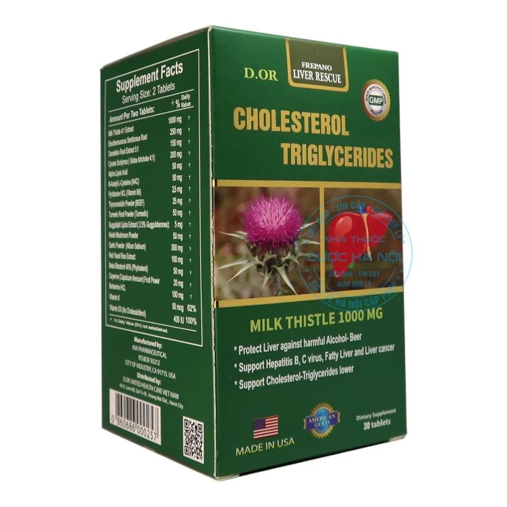 Viên uống Cholesterol Triglycerides Frepano