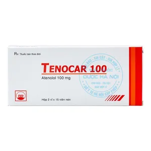 Thuốc Tenocar 100 điều trị các vấn đề liên quan đến huyết áp và đau thắt ngực
