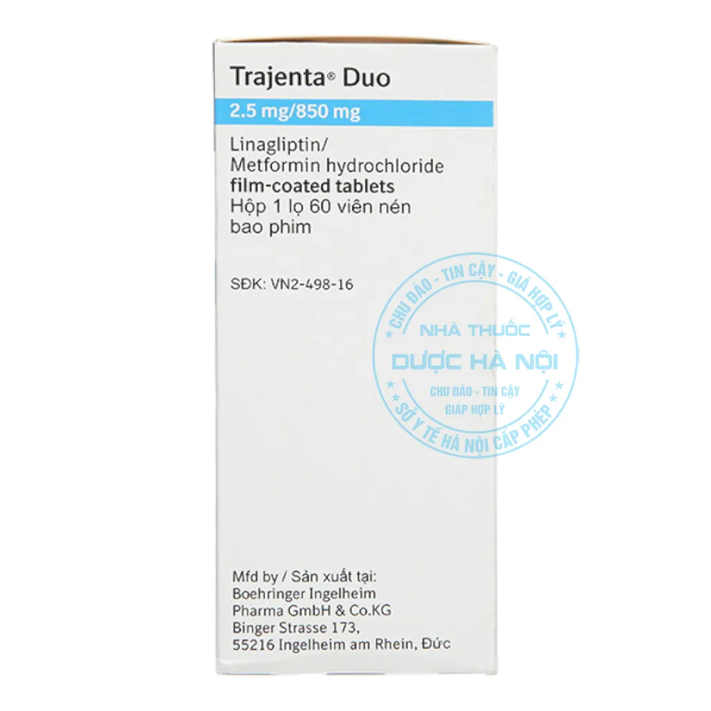 Thuốc Trajenta Duo 2.5mg/850mg