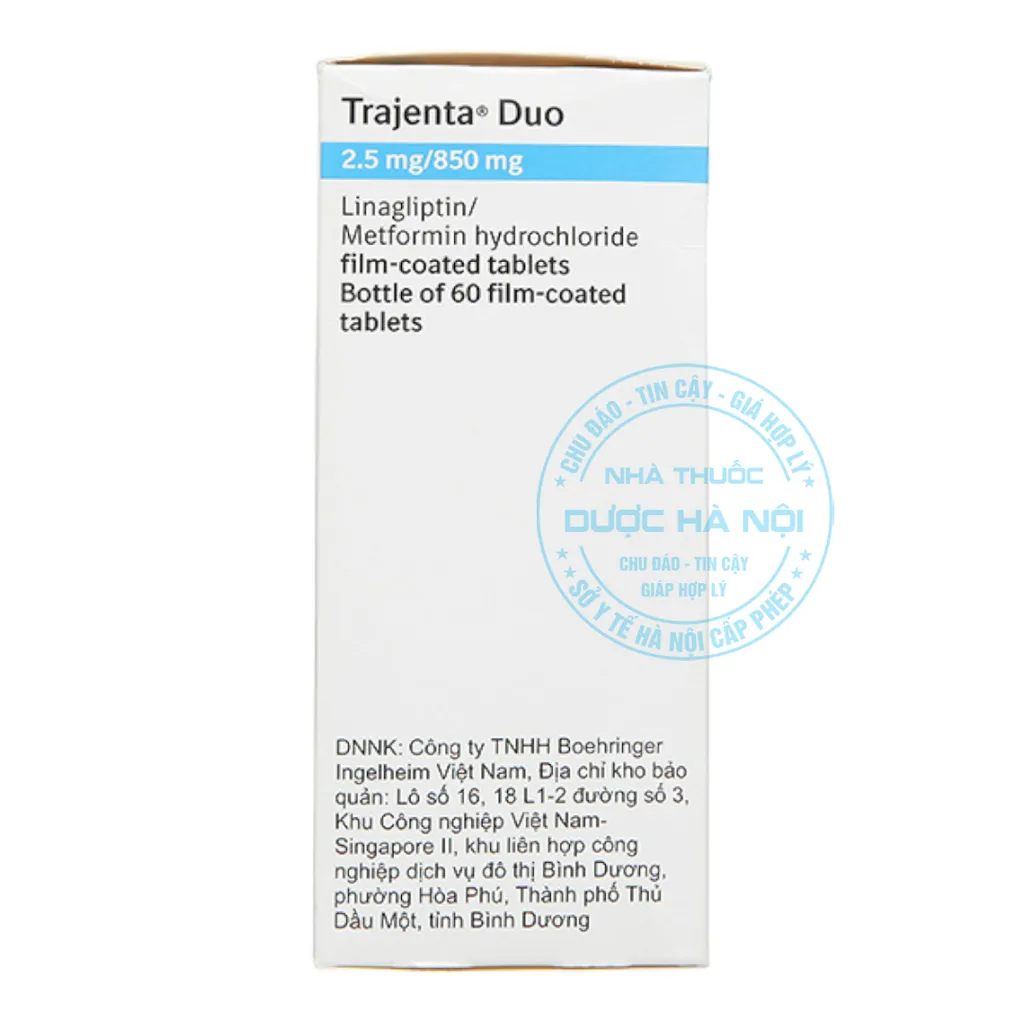 Thuốc Trajenta Duo 2.5mg/850mg