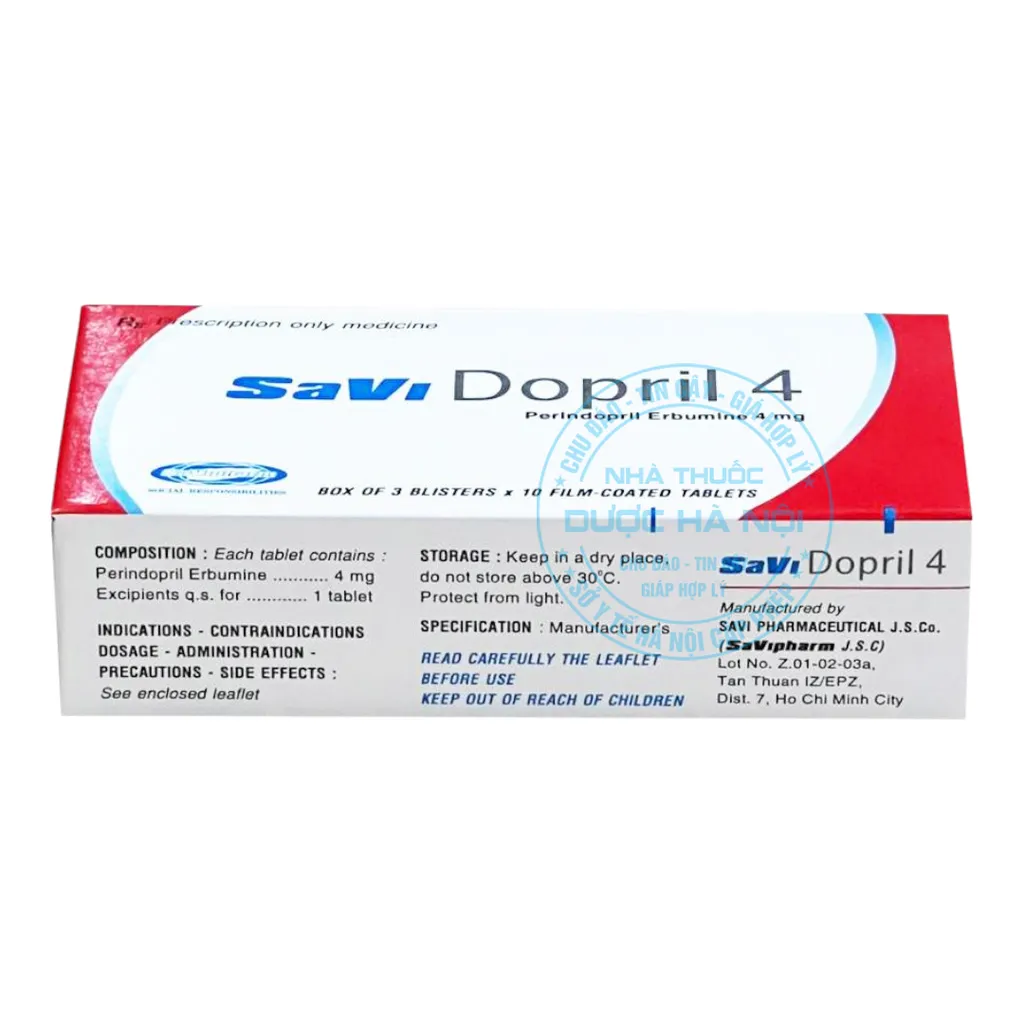 Thuốc Savi Dopril 4mg