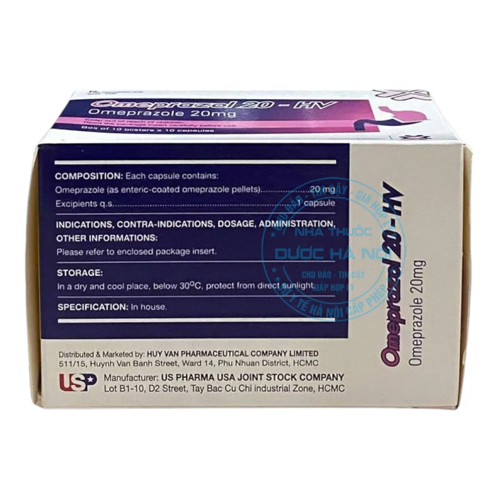 Thuốc Omeprazol 20 - HV